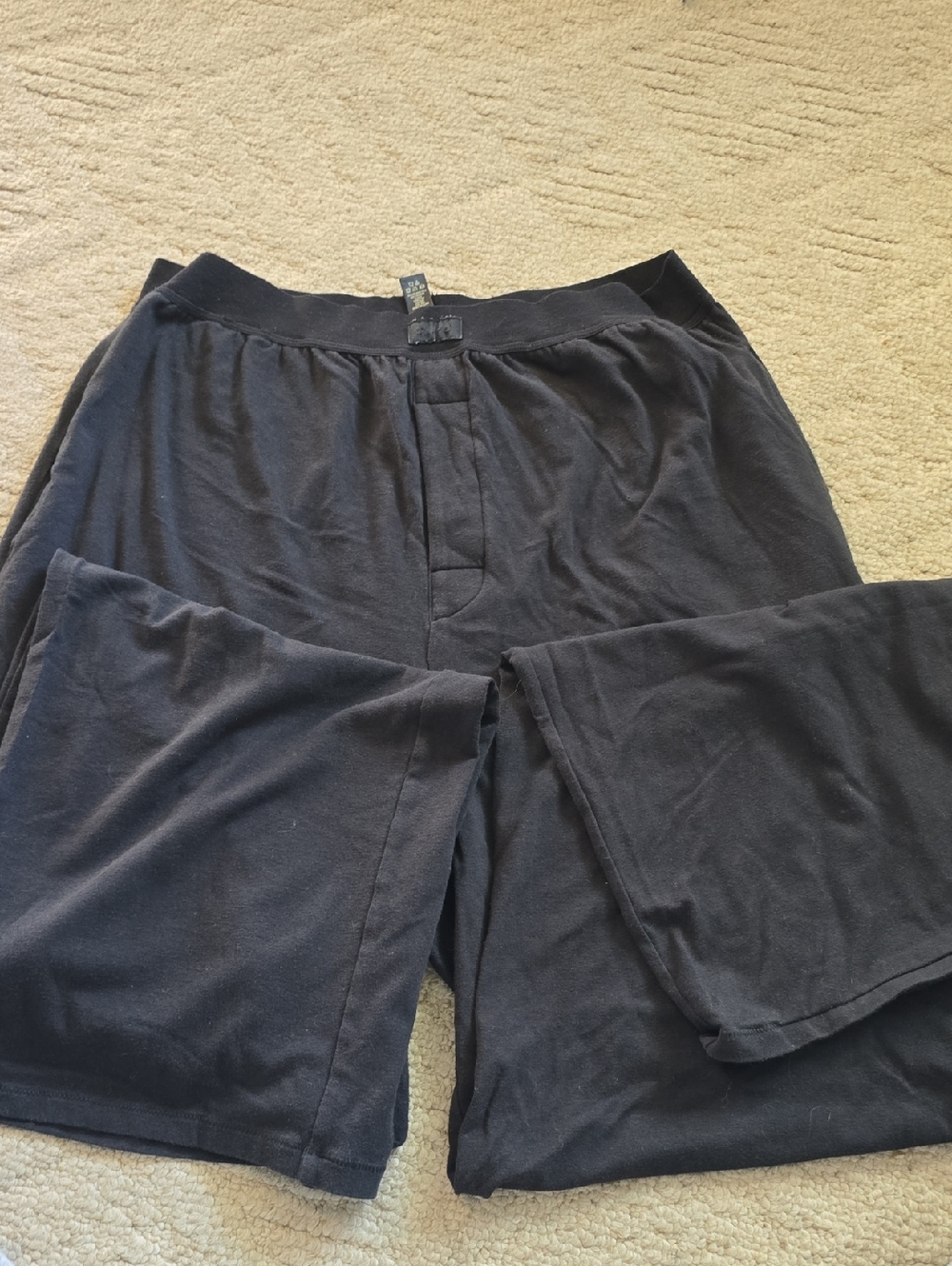 SKIMS Black Men's Lounge Joggers